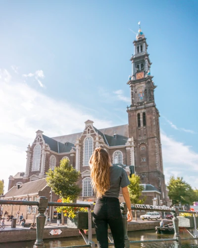 Instagrammable Place Westerkerk in Amsterdam, the Netherlands