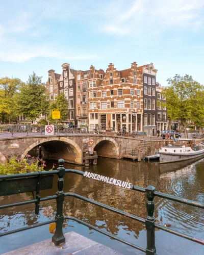 Papiermolensluis in Amsterdam, the Netherlands