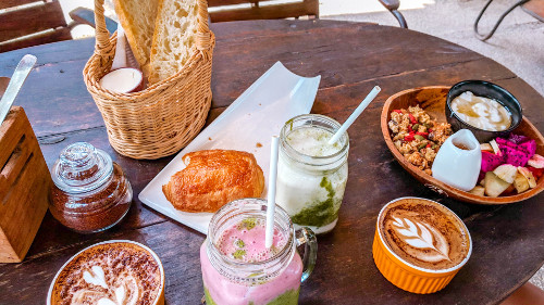 Breakfast at Monsieur Spoon in Canggu, Bali, Indonesia