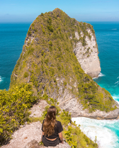 Dinosaur Head Cliff in Nusa Penida, Bali, Indonesia