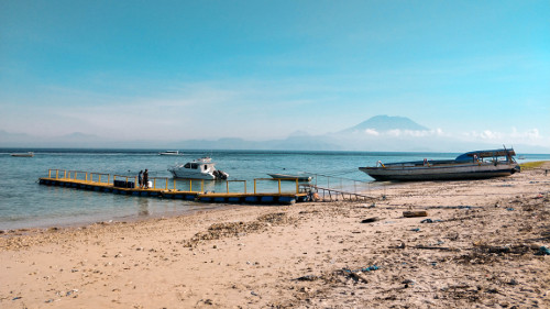 Our departure jetty in Nusa Penida, Bali, Indonesia