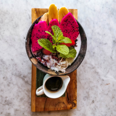 Breakfast at Casa Luna in Ubud, Bali, Indonesia