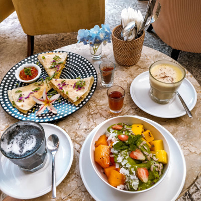 Breakfast at Lazy Cats Instagrammable Café in Ubud, Bali, Indonesia