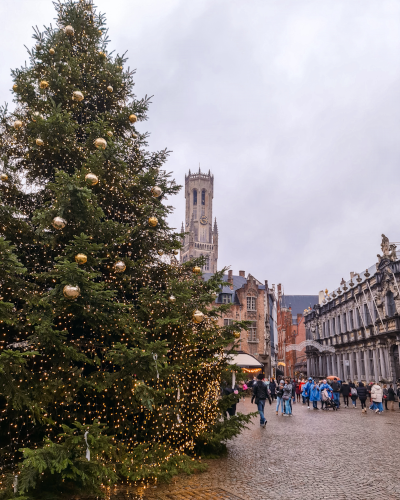 The Burg Square in Bruges, Belgium