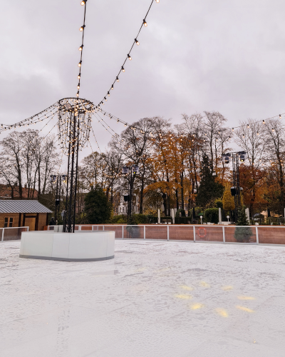 Ice Rink in Bruges, Belgium