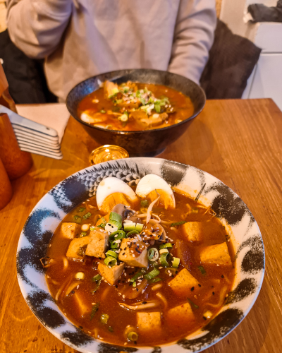 Ramen at Marco Polo Noodles in Bruges, Belgium