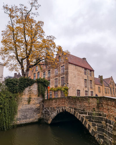 Mee Bridge in Bruges, Belgium