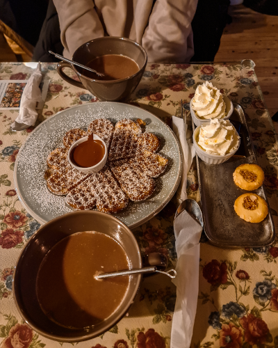 Old Chocolate House in Bruges, Belgium