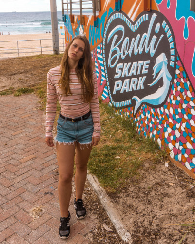 Bondi Skate Park in Bondi Beach, Sydney, Australia