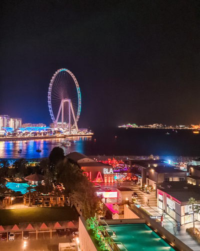 View from Room at JA Ocean View Hotel in Dubai