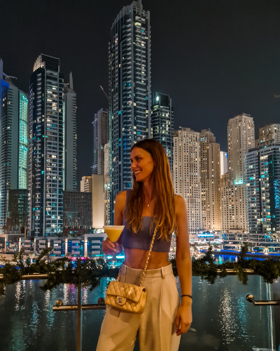 View of Dubai Marina from The Scene at Pier 7
