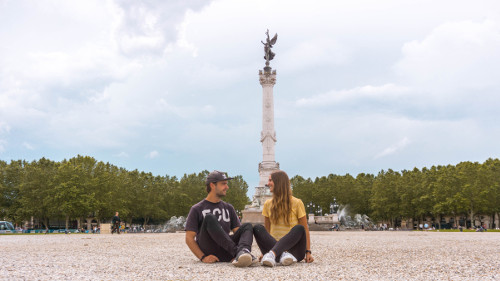 Girondins Monument in Bordeaux, France