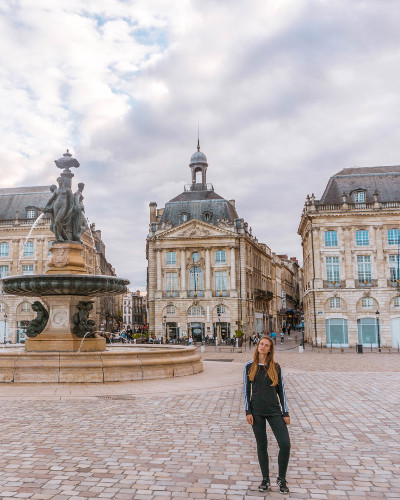 Place de la Bourse in Bordeaux, France