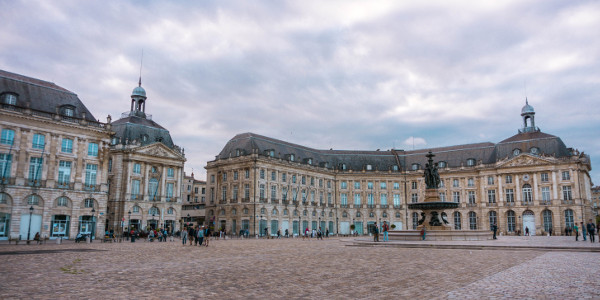 Place de la Bourse in Bourdeaux, France