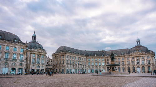 Place de la Bourse in Bordeaux, France