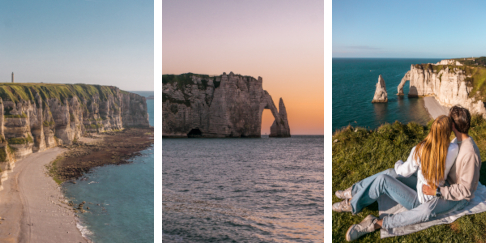 Étretat in Normandy, France