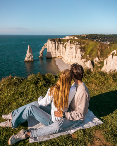 Falaise de la Manneporte in Étretat, Normandy, France