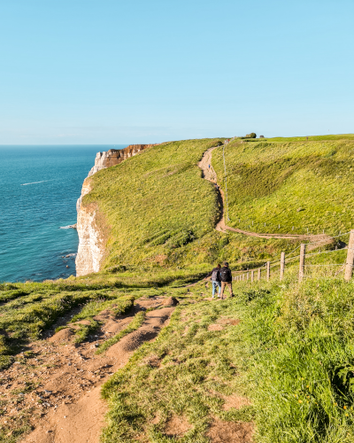 Hiking the Cliffs Étretat, Normandy, France