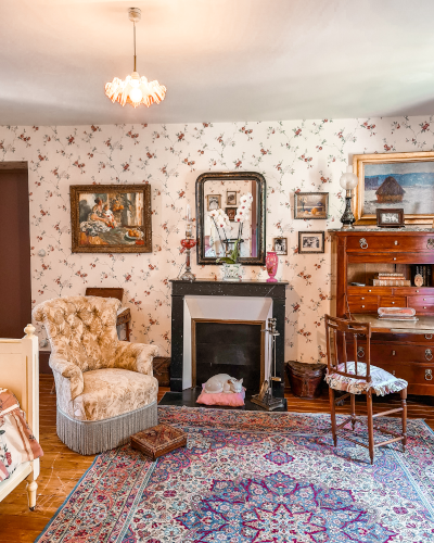 Blanche's Bedroom in Maison de Claude Monet in Giverny, France