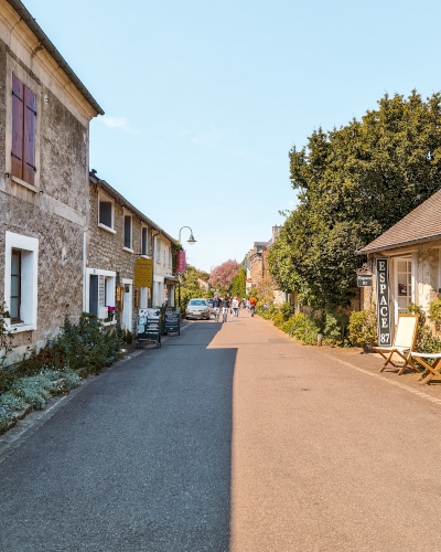 Rue Claude Monet in Giverny, France