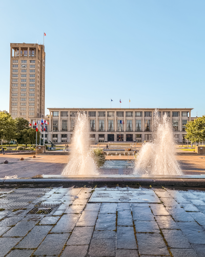 City Hall by Perret in Le Havre, Normandy, France