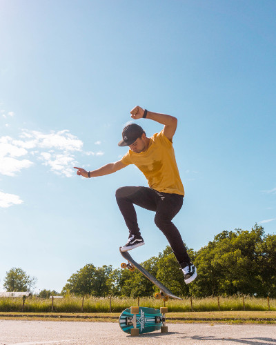 Skate Park in Vendays-Montalivet in South West France