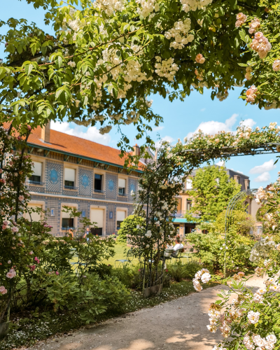 Garden in École de Nancy Museum, Nancy, France