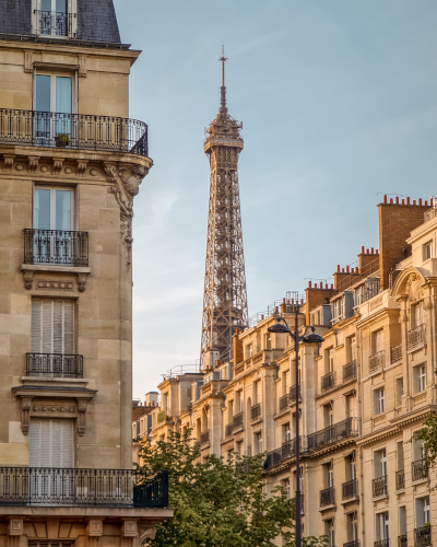 The Eiffel Tower in Paris, France