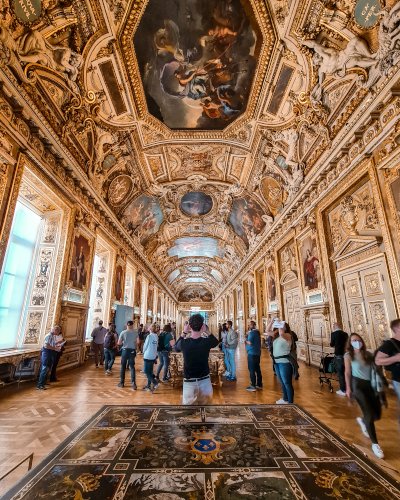 The Louvre Museum in Paris, France