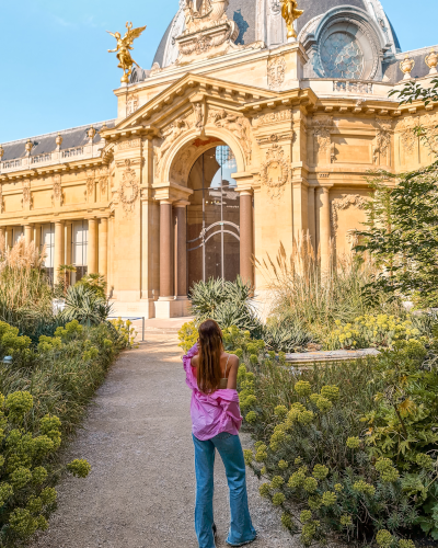 Petit Palais Courtyard in Paris, France