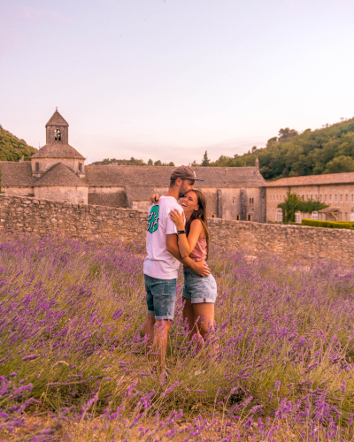 Lavender field at Sénanque Abbey in Provence, France