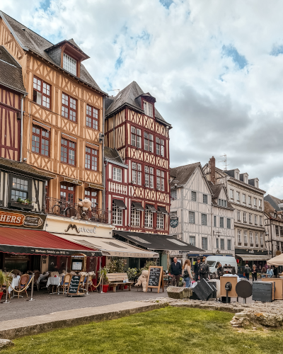 Place du Vieux Marché in Rouen, France