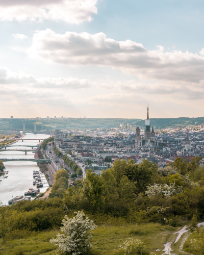 Viewpoint in Rouen, France