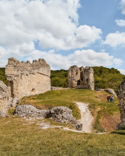 Château Gaillard in Les Andelys, France