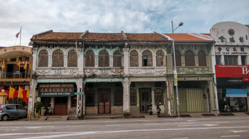 Pre-war buildings in the UNESCO World Heritage Site in George Town, Penang