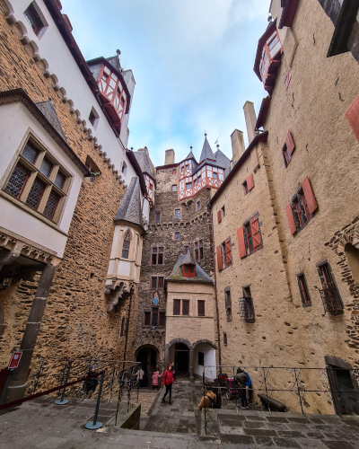 Courtyard of Burg Eltz, Germany