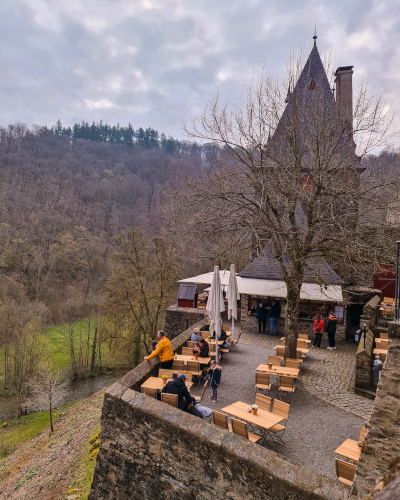 Restaurant in Burg Eltz, Germany