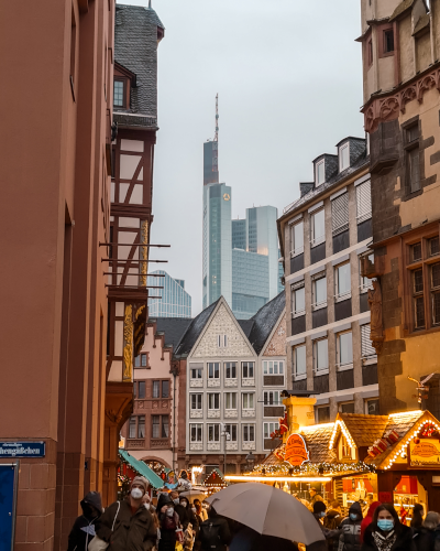 Christmas Market in Frankfurt am Main, Germany