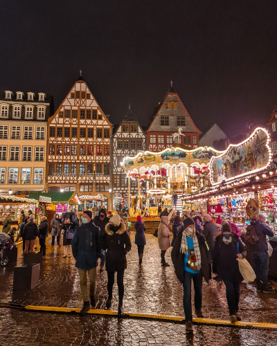 Christmas Market in Frankfurt am Main, Germany