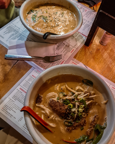 Ramen for Dinner at MoschMosch in Frankfurt, Germany