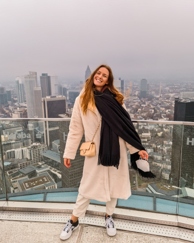 View from the Main Tower in Frankfurt, Germany