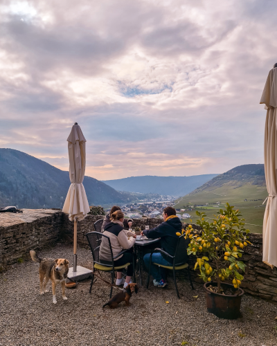 Burg Metternich in Beilstein in the Moselle Valley, Germany