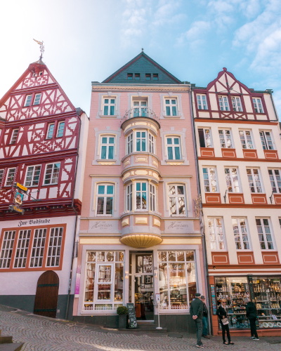 Café Hansen in Bernkastel-Kues in the Moselle Valley, Germany