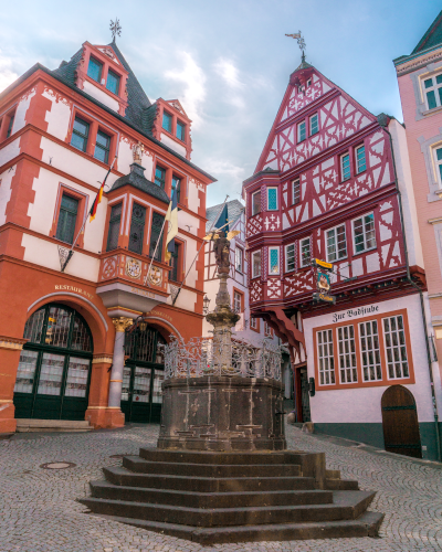 Bernkastel-Kues in the Moselle Valley, Germany