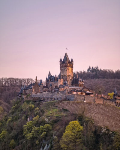 Cochem Castle in Cochem, Germany