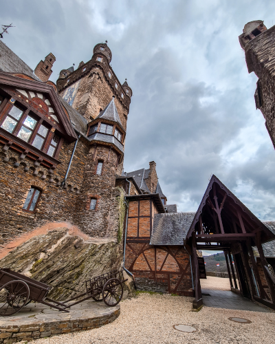 Cochem Castle in Cochem, Germany