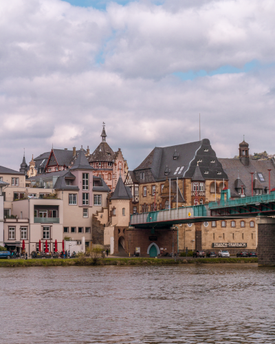 Traben-Trarbach in the Moselle Valley, Germany