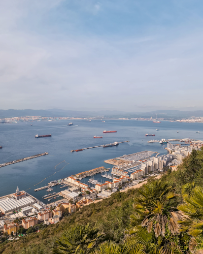 View from Queens Balcony, Gibraltar