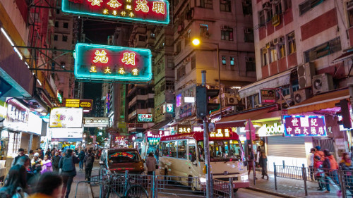 Hong Kong Mong Kok buying electronics