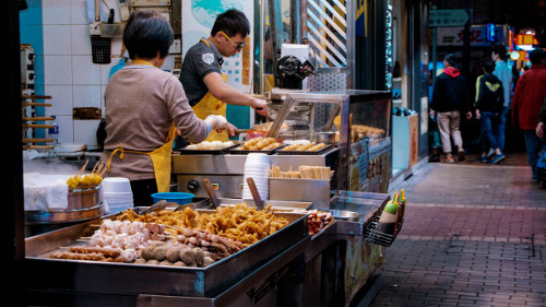 Street Food in Hong Kong